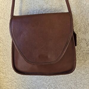 Coach 9888 Lindsay Bag Purse Crossbody British Tan Brown Hangtag Geometric